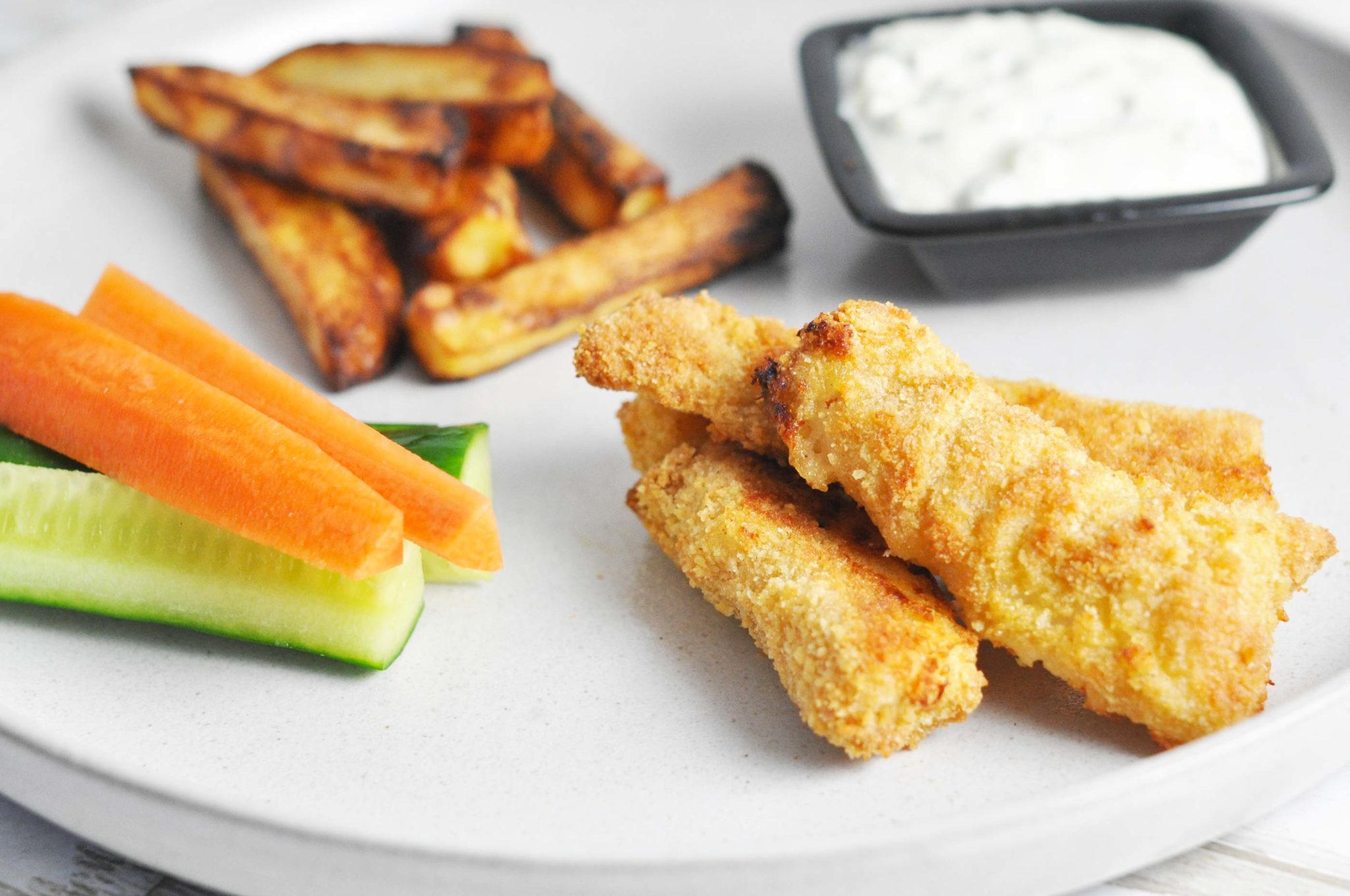 Hjemmelavet fish and chips ovnen - og sundt