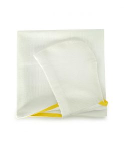 Økologisk baby-håndklæde-i-hvid fra Ekobo