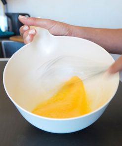 Ekobo skål til køkkenet - perfekt til pandekager hvid