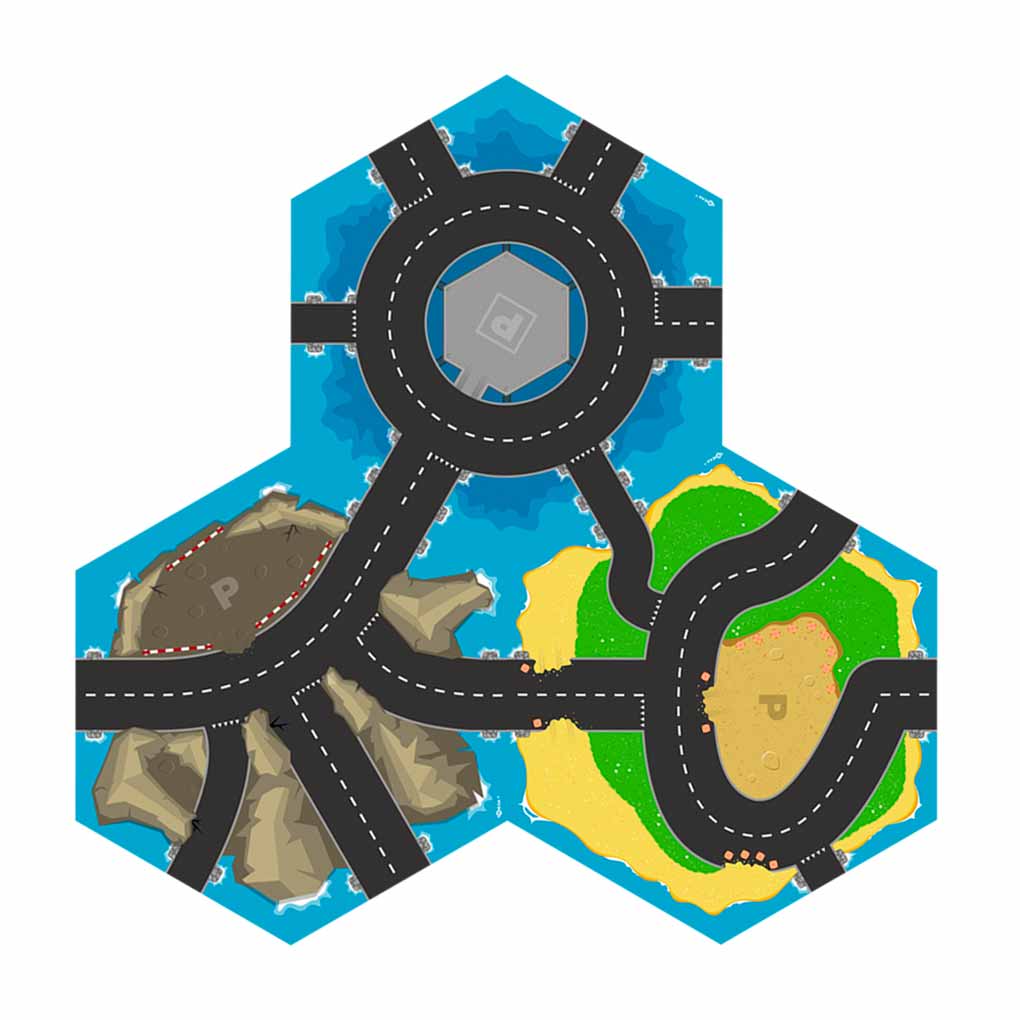 Gohexa Roads 1 legemåtter