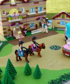 Perfekt underlag til lego friends leg