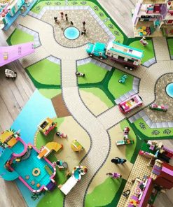 lego friends leg med Gohexa village legemåtter