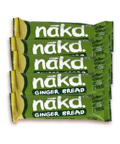 Nakd ginger bread 5 stk snackbar