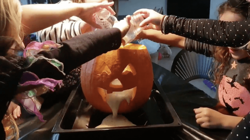 Halloween-sjov med ungerne